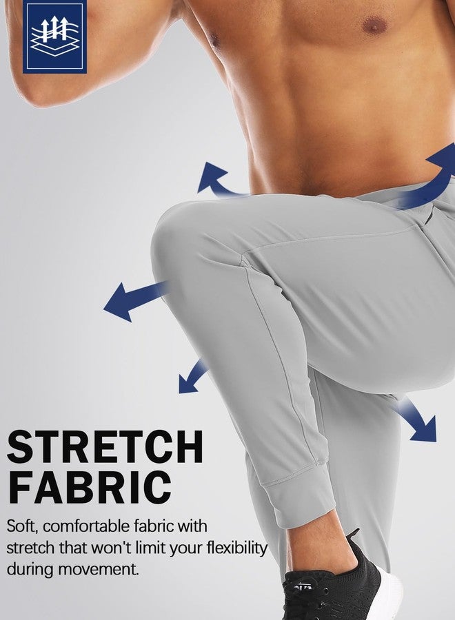 Aolesy Men's Joggers Sweatpants with Zipper Pockets Lightweight Stretch Athletic Gym Pants for Workout, Running, Golf - Image 5